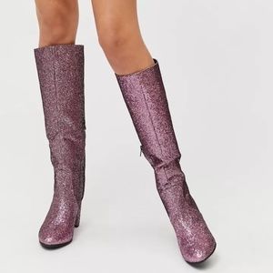 Pink Sparkly UO Boots